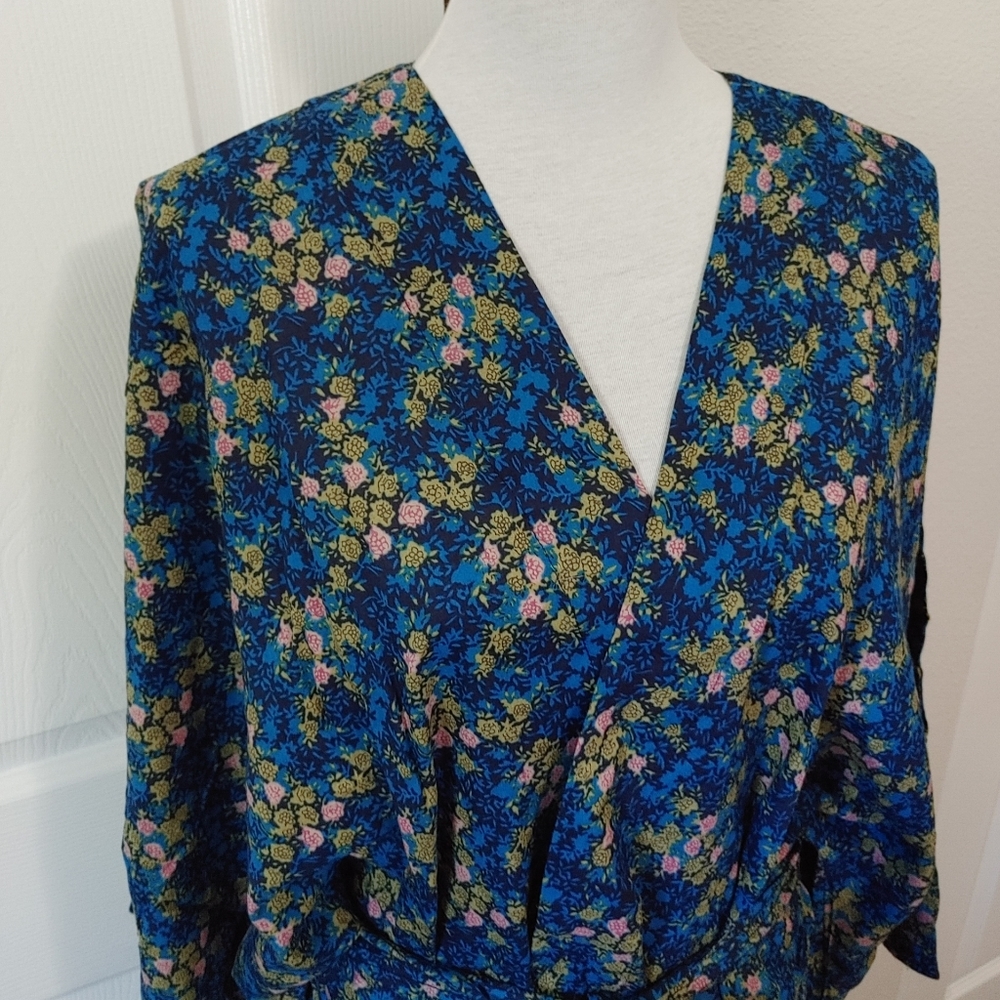 Anthropologie Ditsy Floral Sleep Robe - Picture 5 of 14